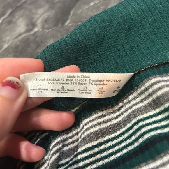 LC Couture Womens Small Green Long Sleeve Shirt - Picture 4 of 4